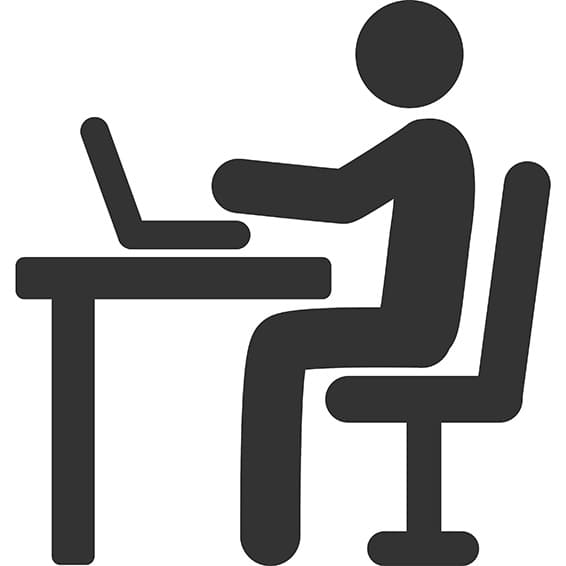 姿勢は適度に変えましょう